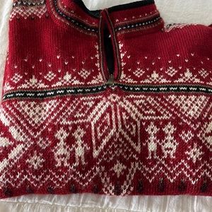 DALE OF NORWAY Ski Sweater. NORGES RODE KORS.